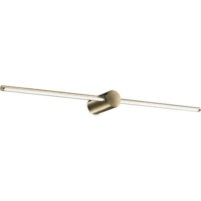 Ideal Lux FILO AP D075 Lampe Miroir Salle de Bain Laiton 13W 1450lm 3000K IP44 - Publicité Ideal Lux FILO AP D075 Lampe Miroir Salle de Bain Laiton 13W 1450lm 3000K IP44 - Publicité