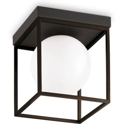 Ideal Lux Lingotto Globe Ceiling Light - Black - Ceiling Light Ideal Lux Lingotto Globe Ceiling Light - Black - Ceiling Light