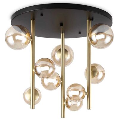 Lampadario a Globo 9 Luci Perlage di Ideal Lux Lampadario a Globo 9 Luci Perlage di Ideal Lux