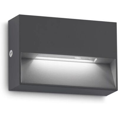 Lampada da Parete Esterno LED Dedra di Ideal Lux - Rettangolare IP65 Lampada da Parete Esterno LED Dedra di Ideal Lux - Rettangolare IP65