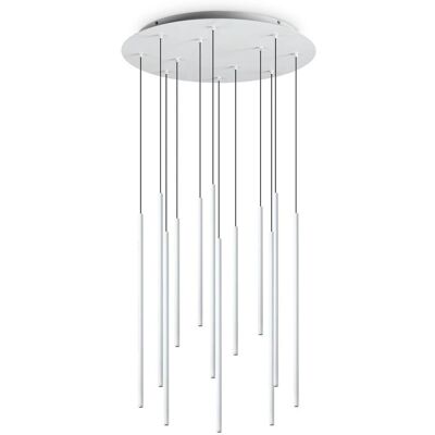 IDEAL LUX LIGHTING - Filo LED 12 - White - Pendant Light IDEAL LUX LIGHTING - Filo LED 12 - White - Pendant Light