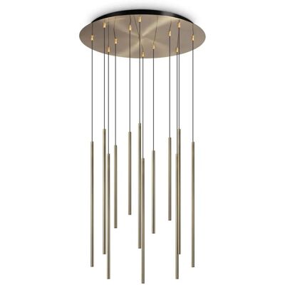 IDEAL LUX LIGHTING Filo LED 12 Light Cluster Pendant Ceiling Light - Ceiling Light IDEAL LUX LIGHTING Filo LED 12 Light Cluster Pendant Ceiling Light - Ceiling Light