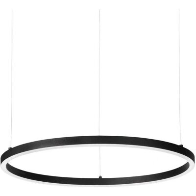 IDEAL LUX LIGHTING Oracle Slim 50cm Non Dimm Round Ceiling Light Black IDEAL LUX LIGHTING Oracle Slim 50cm Non Dimm Round Ceiling Light Black