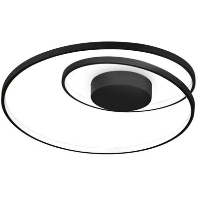 IDEAL LUX LIGHTING Oz Semi Flush Black LED 2700K IDEAL LUX LIGHTING Oz Semi Flush Black LED 2700K