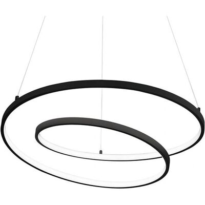 IDEAL LUX LIGHTING Oz 60cm Černé LED závěsné svítidlo - Stropní svítidlo IDEAL LUX LIGHTING Oz 60cm Černé LED závěsné svítidlo - Stropní svítidlo