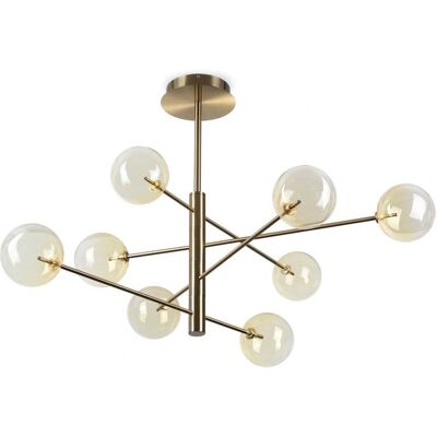 IDEAL LUX LIGHTING Equinoxe 8 Light Multi Arm Pendant Ceiling Light - Pendant Light IDEAL LUX LIGHTING Equinoxe 8 Light Multi Arm Pendant Ceiling Light - Pendant Light