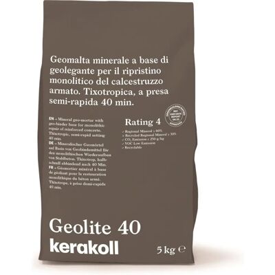 Kerakoll Geolite 40 - Malta di riparazione per strutture in calcestruzzo Kerakoll Geolite 40 - Malta di riparazione per strutture in calcestruzzo