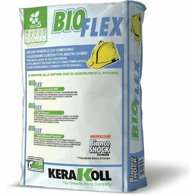 Colla minerale Bioflex di Kerakoll - Colla ecocompatibile ad alte prestazioni Colla minerale Bioflex di Kerakoll - Colla ecocompatibile ad alte prestazioni