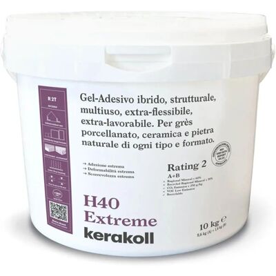 Kerakoll H40 Gel Adhesivo Extremo - 10kg Kerakoll H40 Gel Adhesivo Extremo - 10kg
