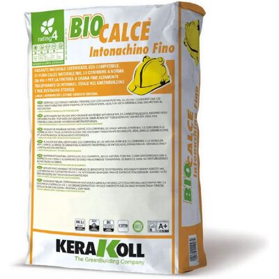 Kerakoll Biocalce Intonachino Fino - Intonaco traspirante naturale - Eco-compatibile - 25kg Kerakoll Biocalce Intonachino Fino - Intonaco traspirante naturale - Eco-compatibile - 25kg