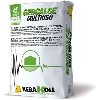Intonaco Multiuso di Calce Kerakoll - Traspirante per Restauro Intonaco Multiuso di Calce Kerakoll - Traspirante per Restauro