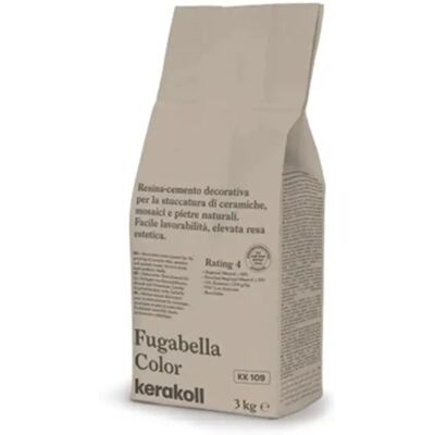 Kerakoll KK 109 Couleur Fugabella - Enduit - 3kg - Joint 0-20 mm - Usage intérieur et extérieur - Publicité Kerakoll KK 109 Couleur Fugabella - Enduit - 3kg - Joint 0-20 mm - Usage intérieur et extérieur - Publicité