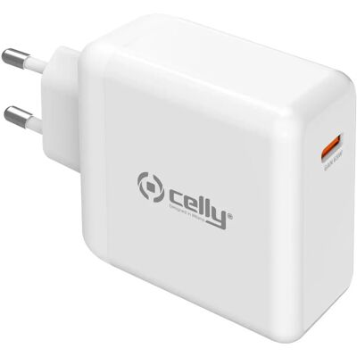 Celly TC1C65WGANWH - Chargeur Universel Compact Blanc - Appareils Mobiles Celly TC1C65WGANWH - Chargeur Universel Compact Blanc - Appareils Mobiles