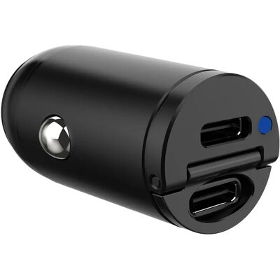 Celly CCMINI2USBCBK Autolaturi - 2 USB-C-portit - 30W Celly CCMINI2USBCBK Autolaturi - 2 USB-C-portit - 30W