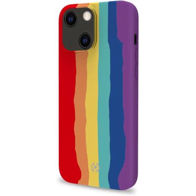 Funda para iPhone 13 multicolor RAINBOW de Celly Funda para iPhone 13 multicolor RAINBOW de Celly