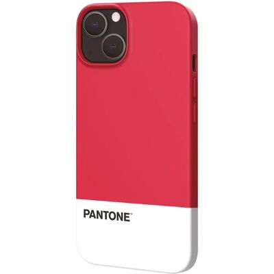 Pantone PT-PC1007R1 Coque iPhone 13 Rouge et Blanc - Étui Pantone PT-PC1007R1 Coque iPhone 13 Rouge et Blanc - Étui