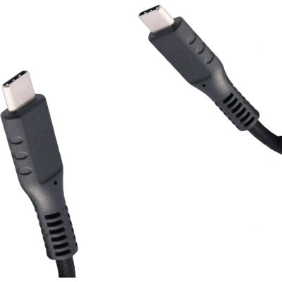 Celly USB-C Kabel - 2m - Svart - Stöder 60W Power Delivery Celly USB-C Kabel - 2m - Svart - Stöder 60W Power Delivery