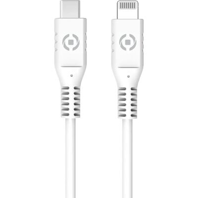 Celly Kabel USB-C do Lightning 1 m Biały - Kabel Celly Kabel USB-C do Lightning 1 m Biały - Kabel
