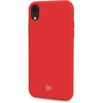 Celly iPhone 14 Rote Schwarze Silikonschutzhülle - Handyhülle Celly iPhone 14 Rote Schwarze Silikonschutzhülle - Handyhülle