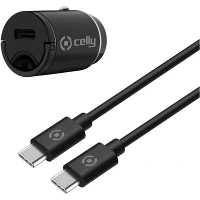 Carregador de Carro Celly Mini USB-C PD 20W - Carregador de carro Carregador de Carro Celly Mini USB-C PD 20W - Carregador de carro