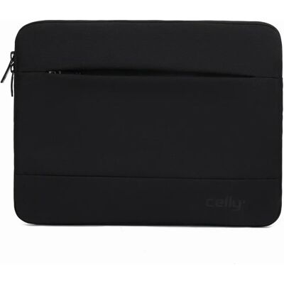 Celly NOMADSLEEVEBK Laptop-Hülle/Rucksack/Notizbuchhülle - Staubabweisend, Reißverschluss, Polyester Celly NOMADSLEEVEBK Laptop-Hülle/Rucksack/Notizbuchhülle - Staubabweisend, Reißverschluss, Polyester