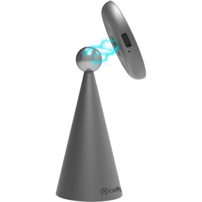 Celly Magstandcharge Cargador inalámbrico - Smartphone, Plata, 15 W Celly Magstandcharge Cargador inalámbrico - Smartphone, Plata, 15 W