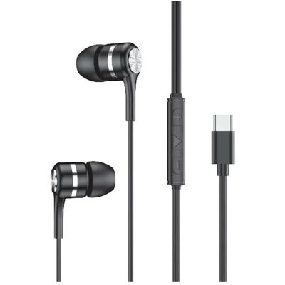 Celly Koptelefoon - USB-C Microfoon - Zwart - Koptelefoon Celly Koptelefoon - USB-C Microfoon - Zwart - Koptelefoon