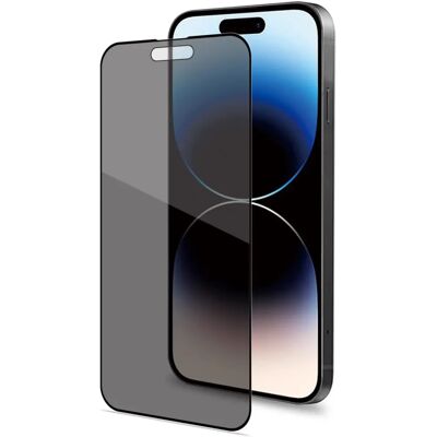 Protecteur d'écran en verre complet Privacy pour iPhone 15 Pro - Noir - Publicité Protecteur d'écran en verre complet Privacy pour iPhone 15 Pro - Noir - Publicité