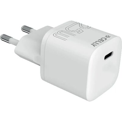 Celly UCTC1USBC25WWH Vit 25 W Laddare - Laddare Celly UCTC1USBC25WWH Vit 25 W Laddare - Laddare