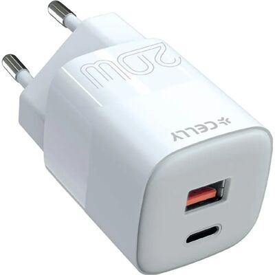 Celly TC2USBUSBC20EVO Universeel Oplader - Oplader Celly TC2USBUSBC20EVO Universeel Oplader - Oplader