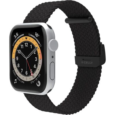 Celly WBANDBRAIDEDBK Apple Watch band - klockarmband Celly WBANDBRAIDEDBK Apple Watch band - klockarmband