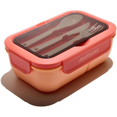 Muitomas 1100ML Mikrowellen Lunchbox - Auslaufsicher, Tragbar Muitomas 1100ML Mikrowellen Lunchbox - Auslaufsicher, Tragbar