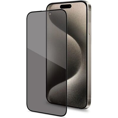 Celly iPhone 16 Yksityisyysnäyttösuojus - Harkittu lasi, Musta Celly iPhone 16 Yksityisyysnäyttösuojus - Harkittu lasi, Musta