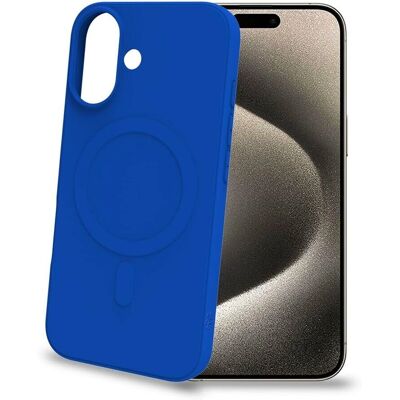 Celly Magnetoitu Pehmeä Kuminen Kotelo iPhone 16 - Puhelimen suojus Celly Magnetoitu Pehmeä Kuminen Kotelo iPhone 16 - Puhelimen suojus