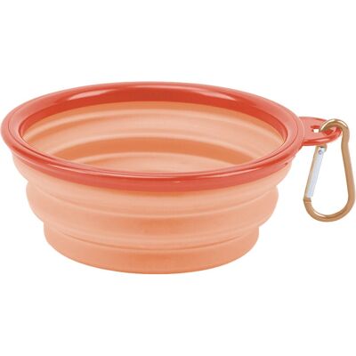 Muitomas - Universal - Peach Fuzz - Foldable - Pet feeding bowl Muitomas - Universal - Peach Fuzz - Foldable - Pet feeding bowl