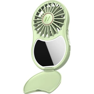 Muitomas - MIRRORFANGN - Vert - Miroir avec lumière - Ventilateur - Publicité Muitomas - MIRRORFANGN - Vert - Miroir avec lumière - Ventilateur - Publicité