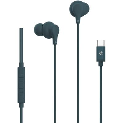 Celly UP1600TYPECBL Trådbundna in-ear hörlurar USB-C Blå - Hörlurar Celly UP1600TYPECBL Trådbundna in-ear hörlurar USB-C Blå - Hörlurar