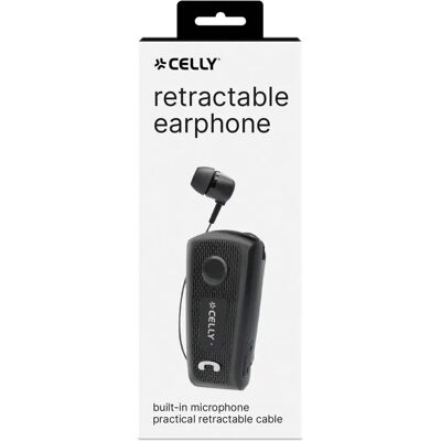 Celly BHCLIP Headset - Kabelgebundene In-Ear-Kopfhörer für Anrufe, Musik, Sport, Alltag USB Typ-C Celly BHCLIP Headset - Kabelgebundene In-Ear-Kopfhörer für Anrufe, Musik, Sport, Alltag USB Typ-C