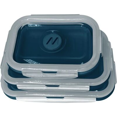 Muitomas - LunchboxSetBL - Blue - Silicone - Lunch Box Set Muitomas - LunchboxSetBL - Blue - Silicone - Lunch Box Set