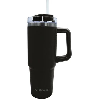 Muitomas Tasse de Voyage 900ml Acier Inoxydable - Travel Mug - Publicité Muitomas Tasse de Voyage 900ml Acier Inoxydable - Travel Mug - Publicité