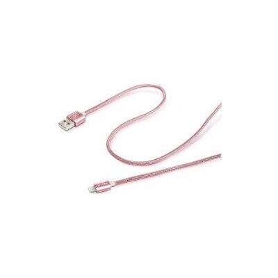 Cabo USB Lightning Rosa da Celly - Cabo Cabo USB Lightning Rosa da Celly - Cabo
