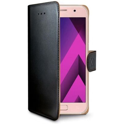 Étui téléphone WALLY643 noir - Portefeuille folio pour Galaxy A3 (2017) - Publicité Étui téléphone WALLY643 noir - Portefeuille folio pour Galaxy A3 (2017) - Publicité