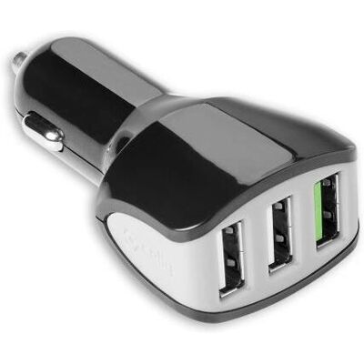 Celly Autolaturi - 3 USB - 12V - Nopea lataus Celly Autolaturi - 3 USB - 12V - Nopea lataus
