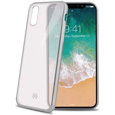Celly LASERMATT900SV - Custodia trasparente in TPU per iPhone X / XS Celly LASERMATT900SV - Custodia trasparente in TPU per iPhone X / XS