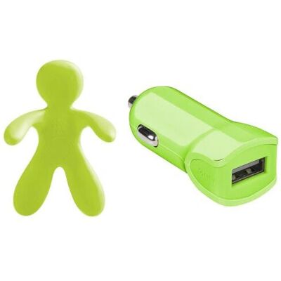 Celly GIULIOCESAREGN Auto-Ladegerät - 5W USB-A Auto-Ladegerät + Auto-Lufterfrischer Celly GIULIOCESAREGN Auto-Ladegerät - 5W USB-A Auto-Ladegerät + Auto-Lufterfrischer
