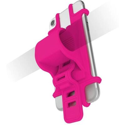 Celly Easy Bike Pink Silikonschale - Fahrrad-Handyhalterung Celly Easy Bike Pink Silikonschale - Fahrrad-Handyhalterung