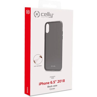 Celly Gelskin hoesje voor iPhone XS Max - Zwart Celly Gelskin hoesje voor iPhone XS Max - Zwart