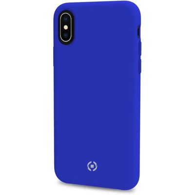 Celly Feeling Bleu Étui en Silicone et Microfibre - Étui pour téléphone - Publicité Celly Feeling Bleu Étui en Silicone et Microfibre - Étui pour téléphone - Publicité
