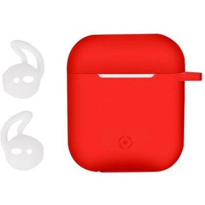 Celly AIRPODS 1/2 GEN Casque Écouteurs Rouge En Silicone - Casque/Écouteurs - Publicité Celly AIRPODS 1/2 GEN Casque Écouteurs Rouge En Silicone - Casque/Écouteurs - Publicité