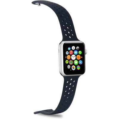 Celly Apple Watch Silikon Schwarz - Sportarmband Celly Apple Watch Silikon Schwarz - Sportarmband